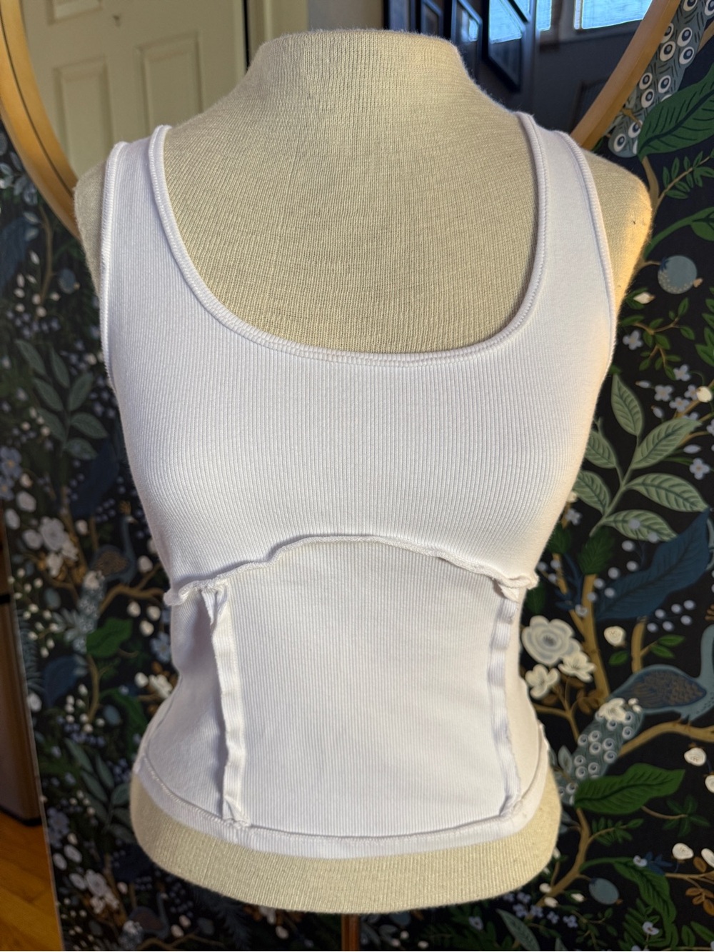 Free People Movement Ribbed Baby Tank White - Size Small - Picture 3 of 6